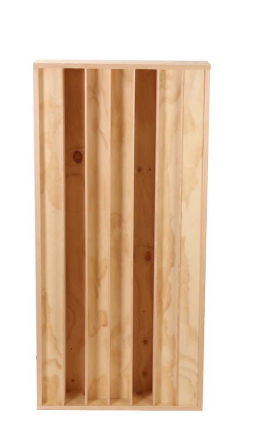 ATS Acoustics QRD Wood 7 Well Quadratic Residue Diffuser 23 x 48 x 6.5 in